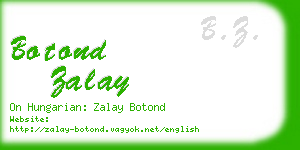botond zalay business card